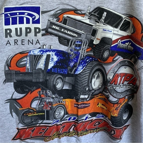 2012 KTPA Pulling Series Rupp Arena Tee Shirt Graphic Adult Size XL TNT - Picture 2 of 6
